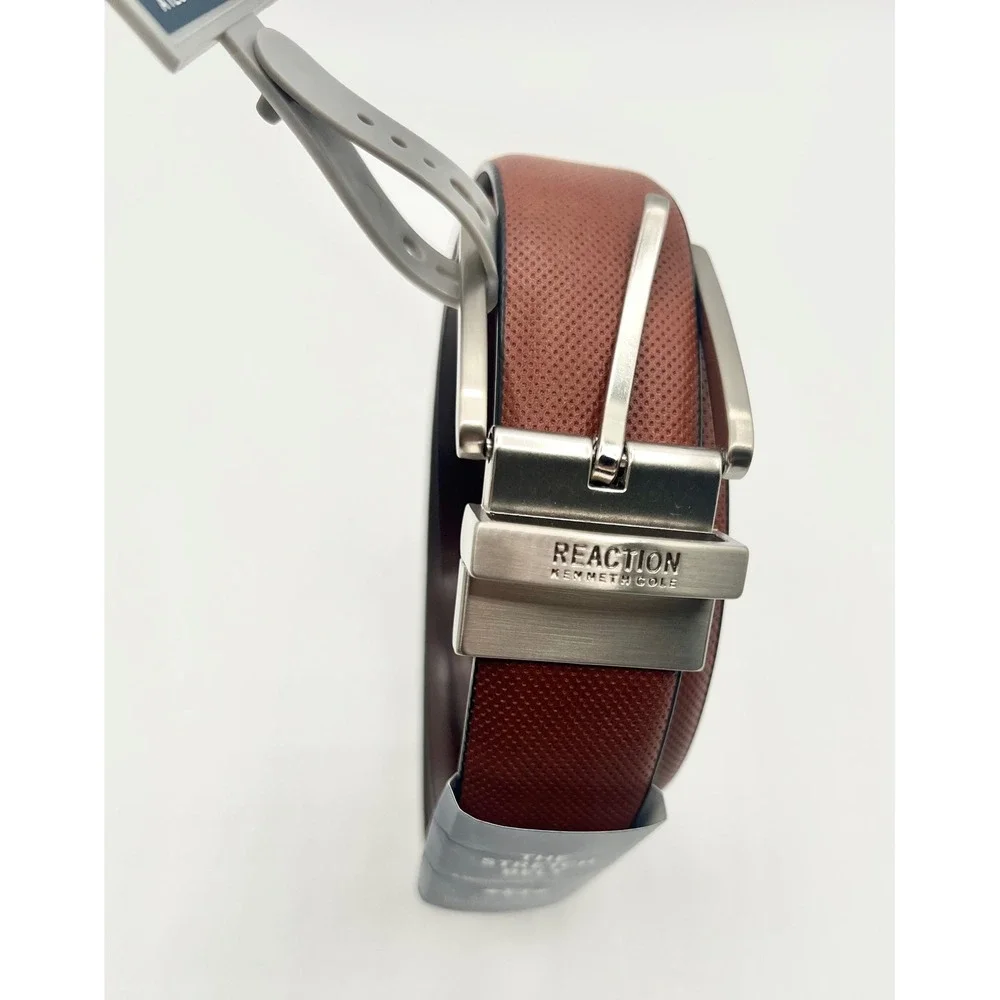 Reaction Kenneth Cole Reversible Tan Brown Stretch Belt Men's‎ L 38-40 NWT